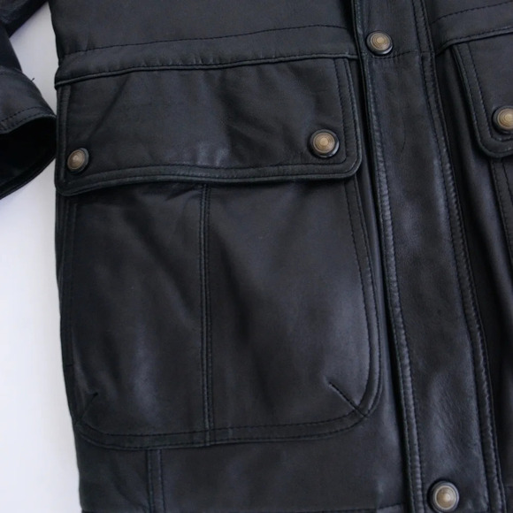 Vintage Danier Vintage Soft Leather Zip Up Thinsulate Thermal Lined Jacket XS - Picture 7 of 15